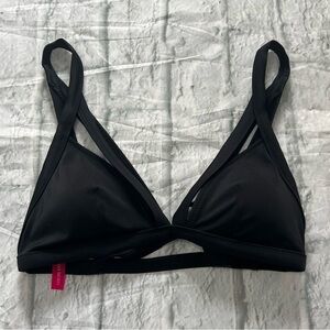 Victoria’s Secret Strappy Black Bikini Top